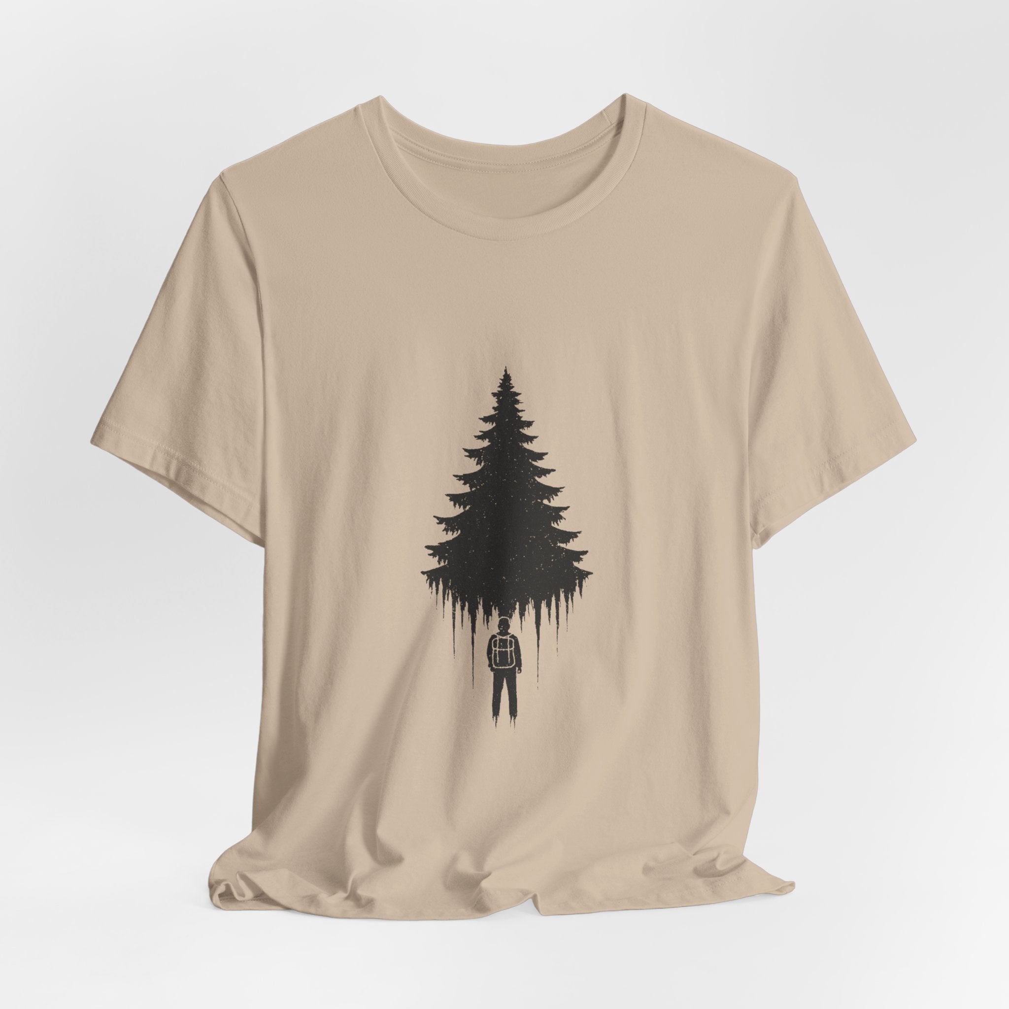 Into the Pines T-Shirt | Minimalist Hiker & Forest Tee | Outdoor Adventure Shirt for Nature Lovers