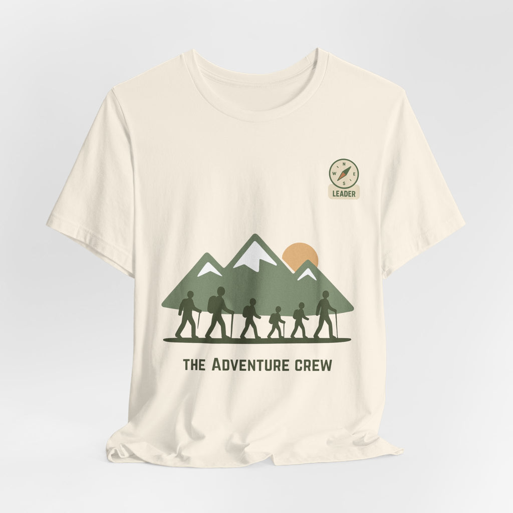 The Adventure Crew – Leader | Family Hiking Matching Shirts | Outdoor Adventure Tees