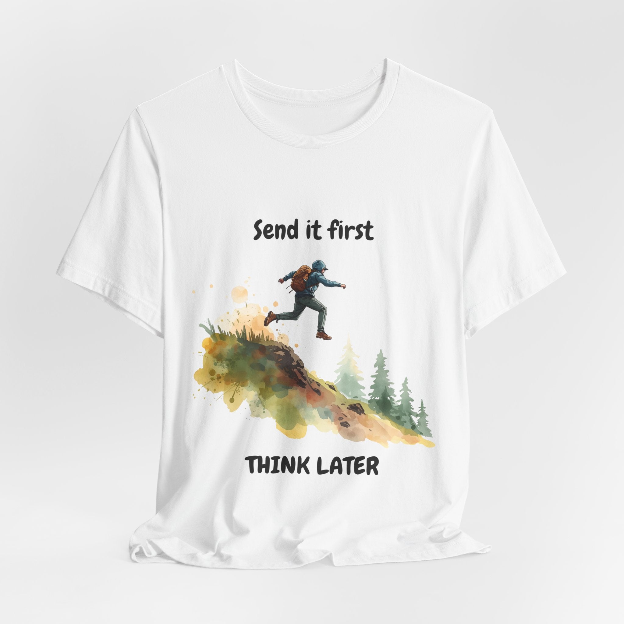 Send It & Pray – ARNR Edition | Funny Hiking & Trail Runner T-Shirt | ARNR Collection