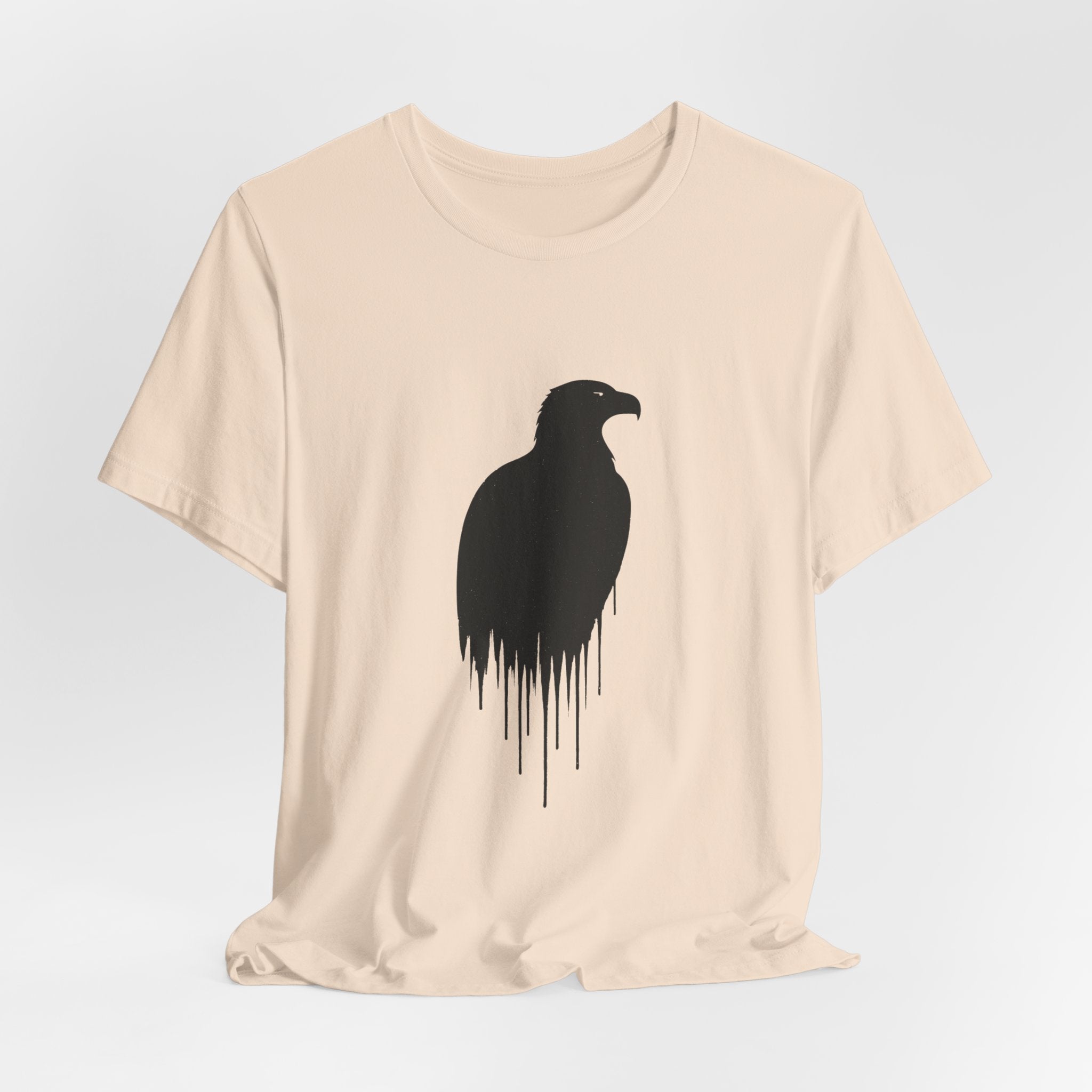 Spirit of Freedom T-Shirt | Eagle Silhouette Tee | Minimalist Wildlife Shirt for Adventure Lovers