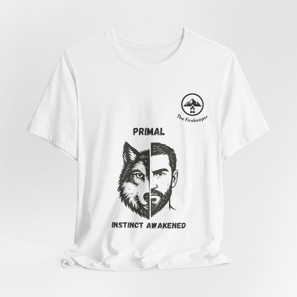 PRIMAL – The FireKeeper Wolf & Warrior Shirt | Wild Instincts Best Friends Tee