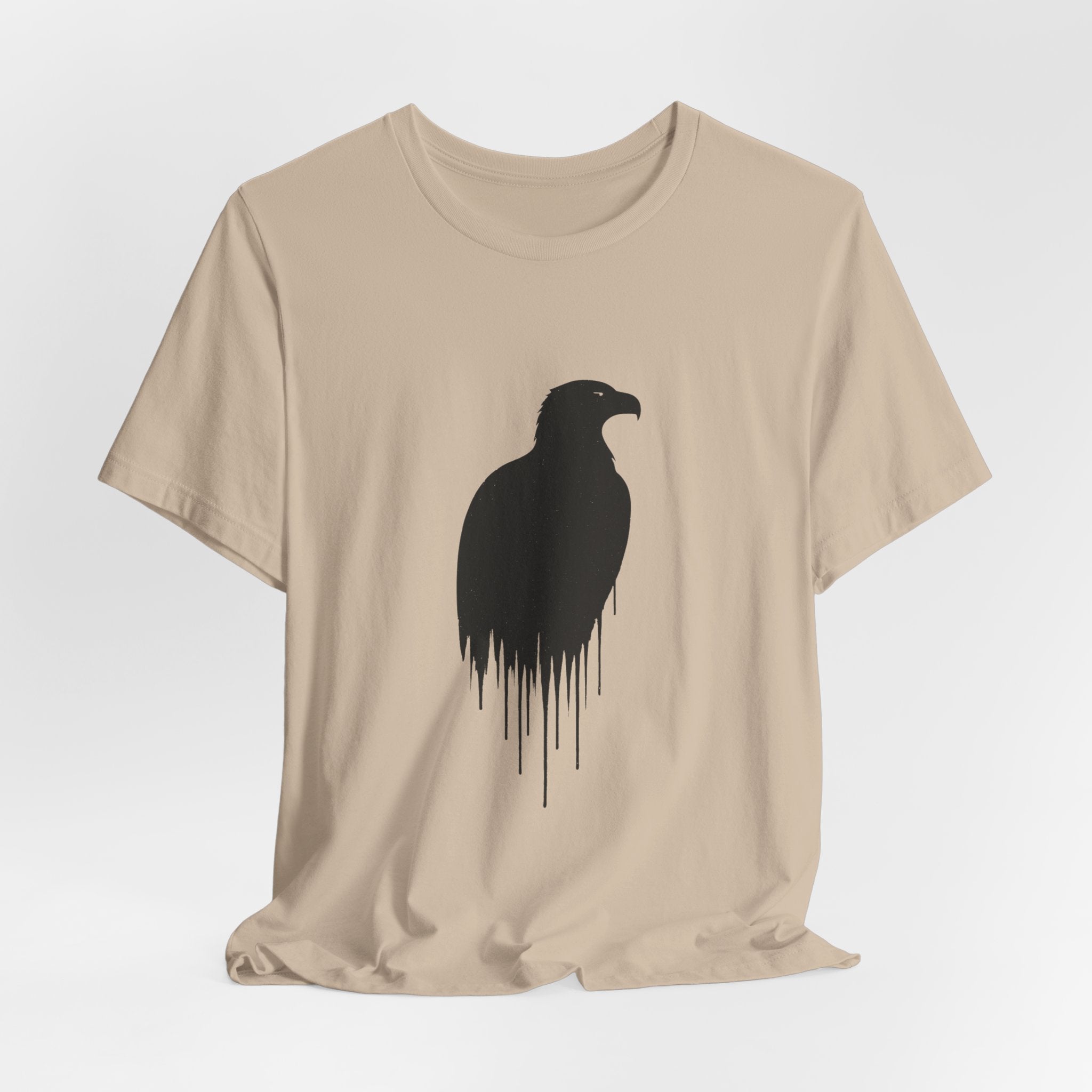 Spirit of Freedom T-Shirt | Eagle Silhouette Tee | Minimalist Wildlife Shirt for Adventure Lovers
