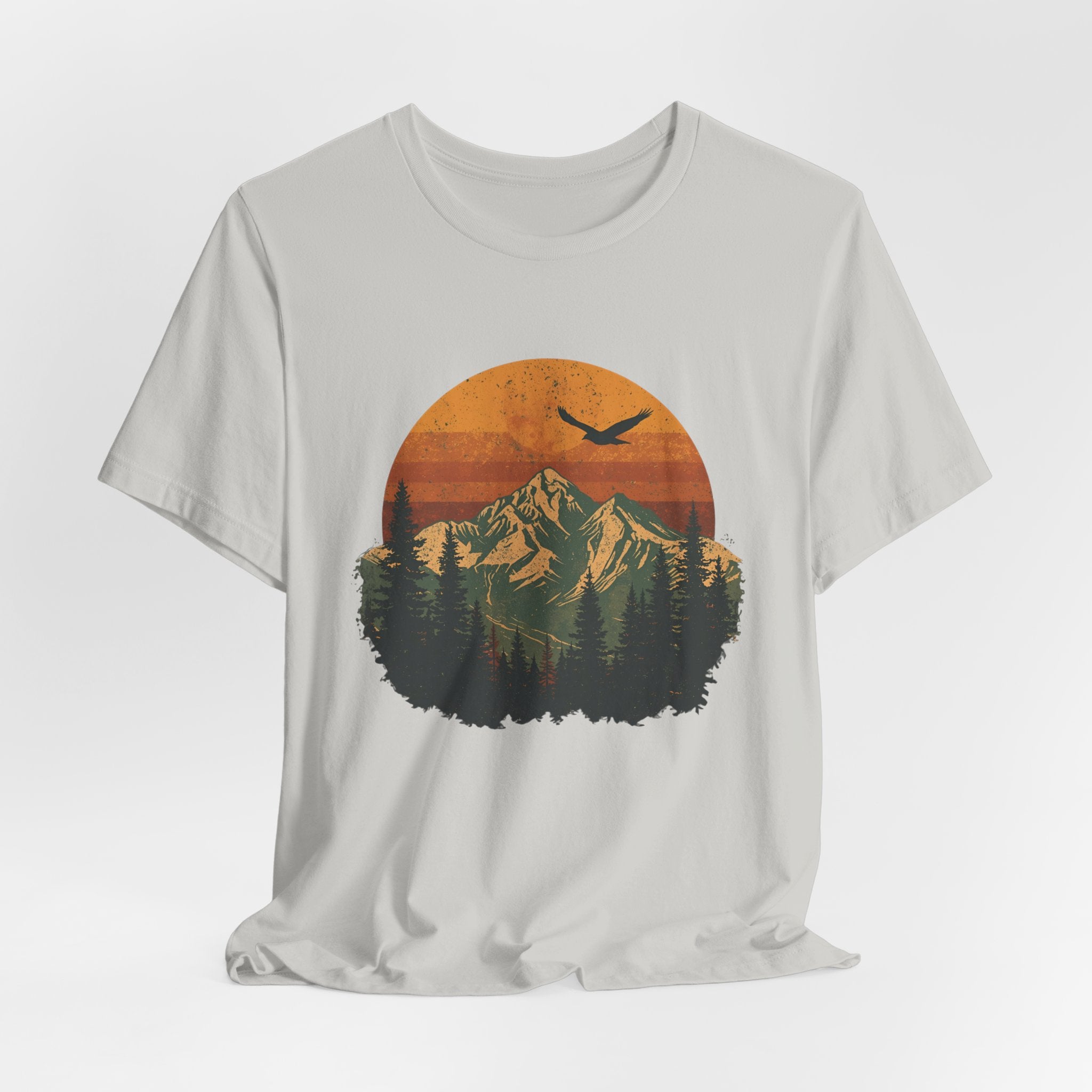 Spirit of the Wild T-Shirt | Retro Mountain & Forest Tee | Adventure Nature Shirt for Outdoor Lovers