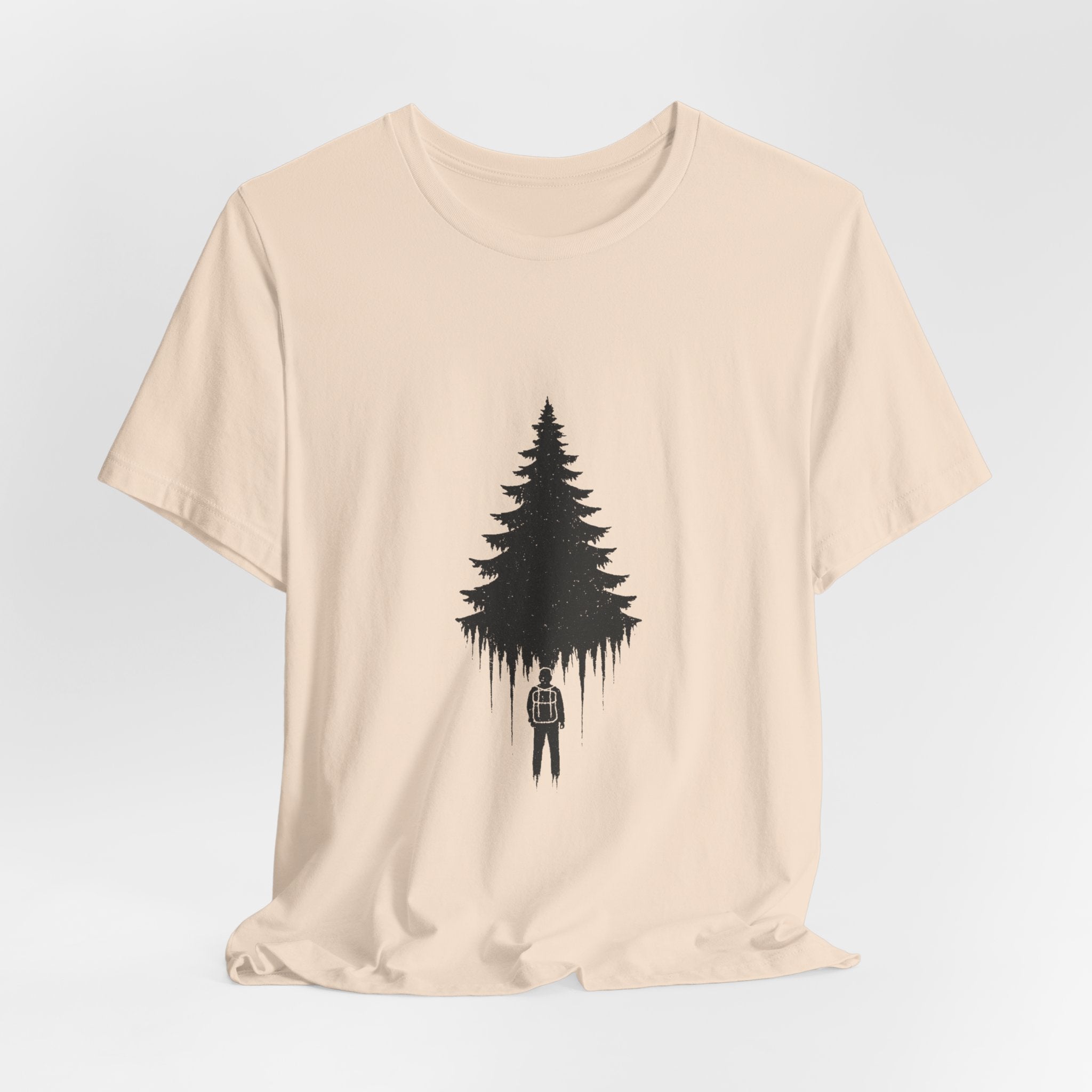 Into the Pines T-Shirt | Minimalist Hiker & Forest Tee | Outdoor Adventure Shirt for Nature Lovers