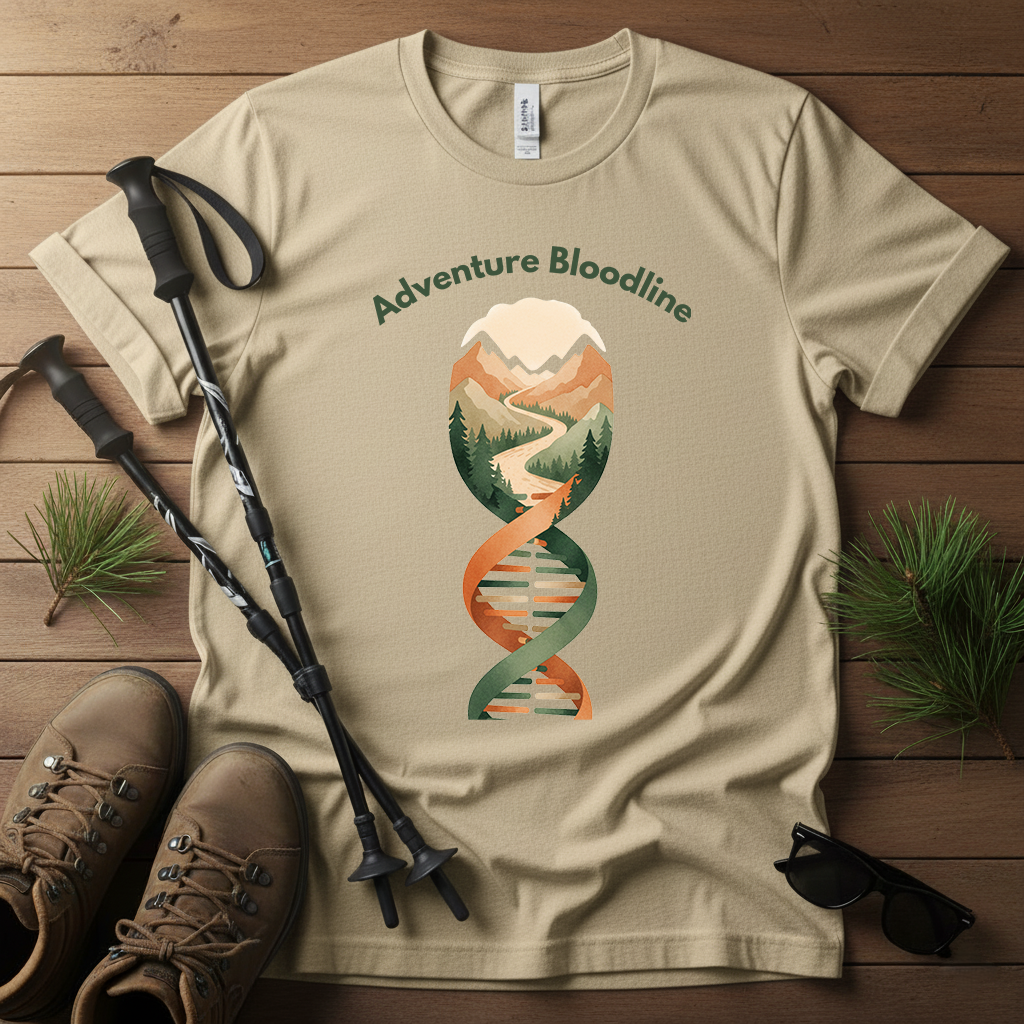 Adventure Bloodline – Brothers Hiking Shirt | DNA Mountain Trail Outdoor Tee