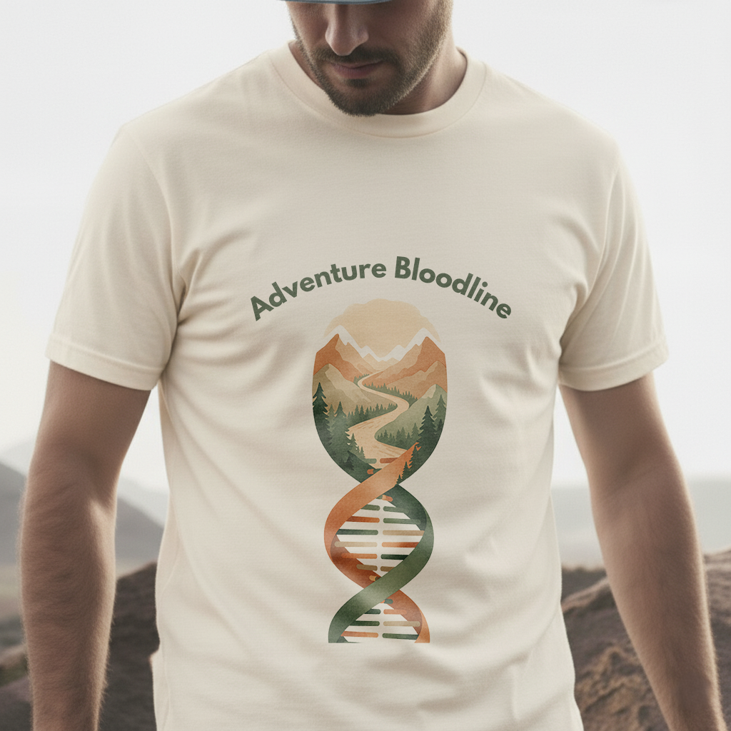 Adventure Bloodline – Brothers Hiking Shirt | DNA Mountain Trail Outdoor Tee