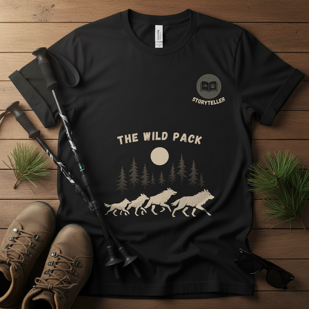 The Wild Pack – The Storyteller Tee | Wolf Pack Story Keeper Shirt (Wild Pack Collection)