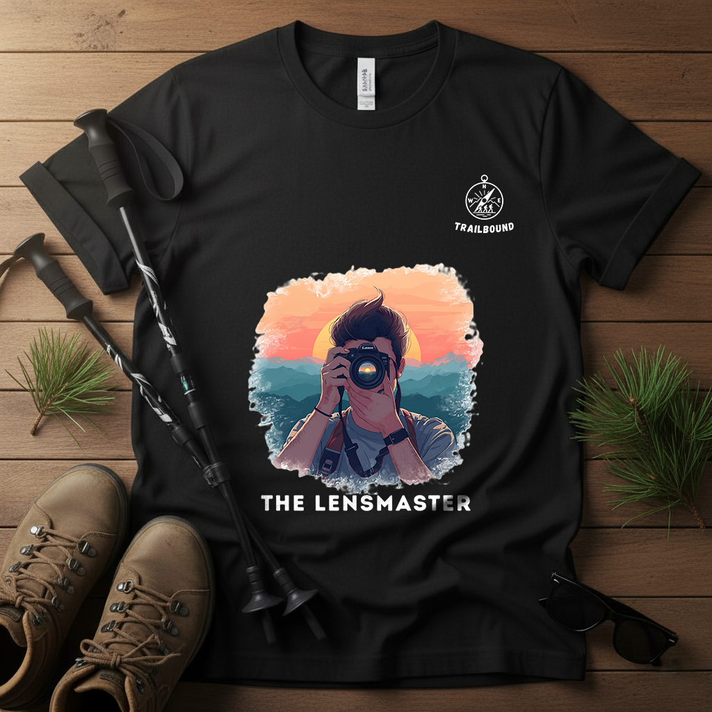 TrailBound – The Lensmaster Matching Shirt | Hiking Leader Tee | Outdoor Crew Collection