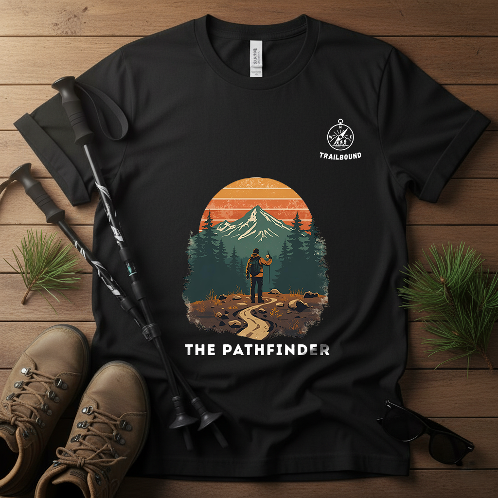 TrailBound – The Pathfinder Matching Shirt | Hiking Leader Tee | Outdoor Crew Collection