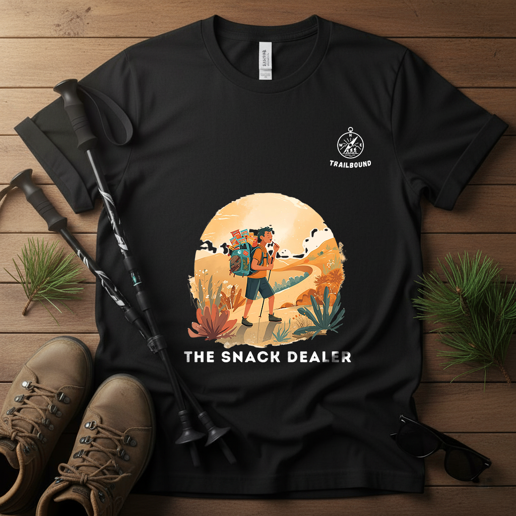 TrailBound – The Snack Dealer Matching Shirt | Hiking Leader Tee | Outdoor Crew Collection