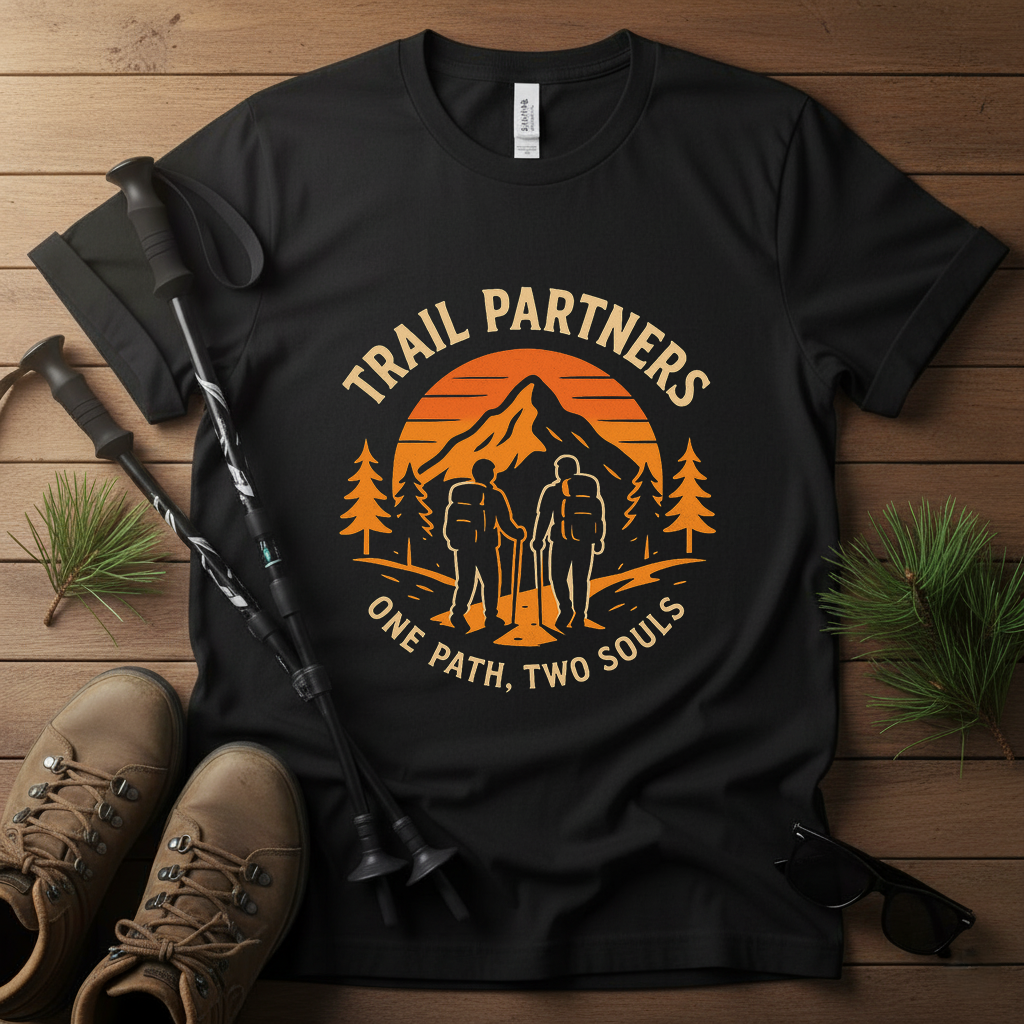 Trail Partners – One Path Two Souls Shirt | Brothers Hiking Adventure Tee