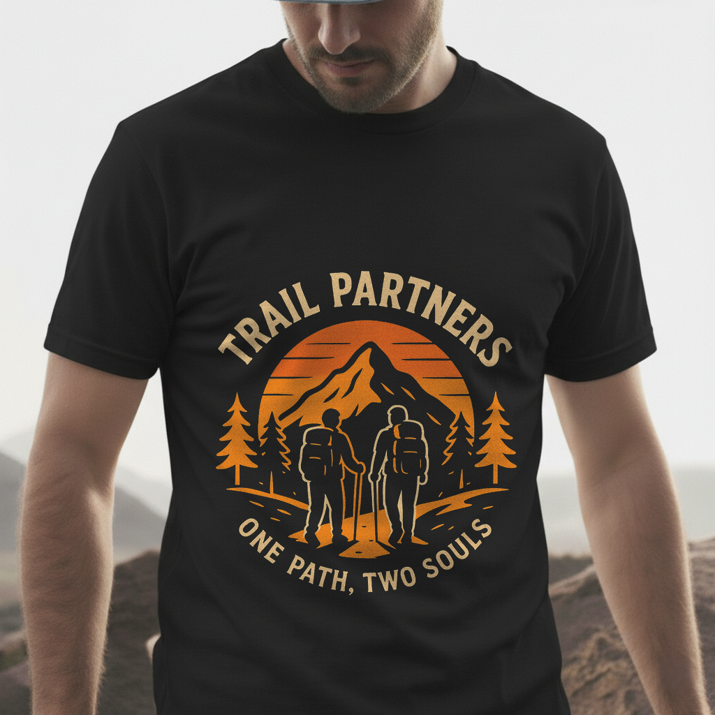 Trail Partners – One Path Two Souls Shirt | Brothers Hiking Adventure Tee